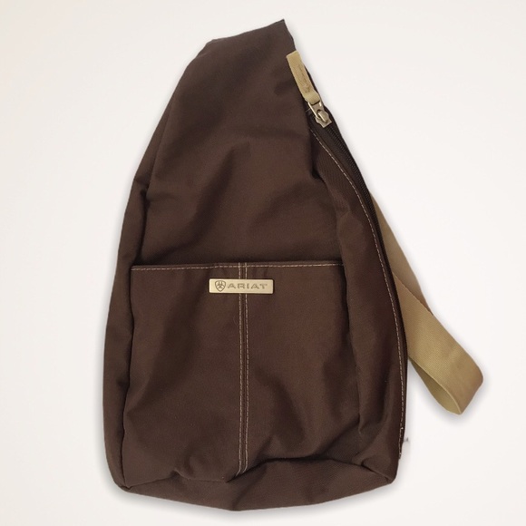 Ariat Handbags - Ariat Brown Sling Backpack